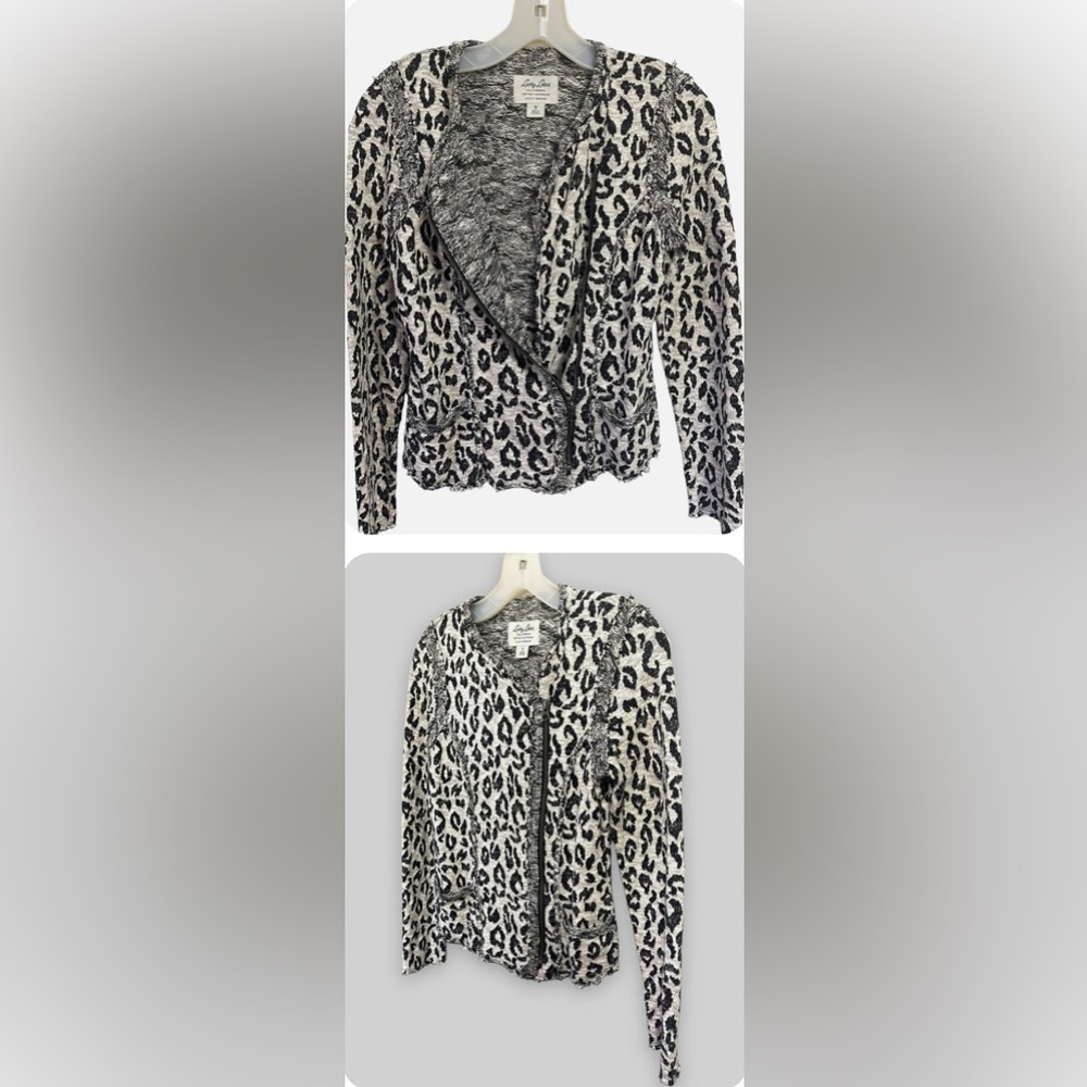 Lucky Lotus black and white blazer